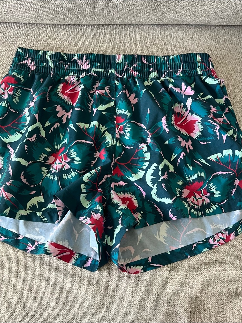 Adidas x Farm Rio Collab Women’s Athletic Shorts Medium Tropical Floral Print
